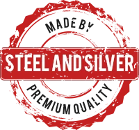 steel and silver logo